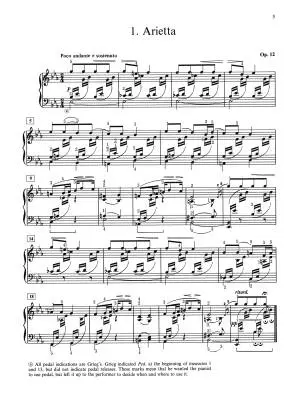 Lyric Pieces, Op. 12 & 38 - Grieg/Hinson - Piano - Book