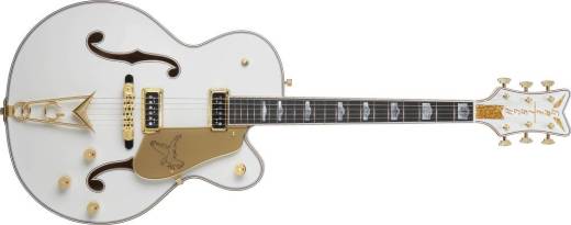 G6136CST White Falcon Custom Hollowbody Electric Guitar - White