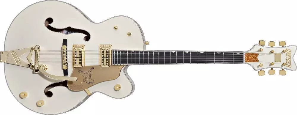 G6136T-LTV White Falcon Hollowbody Electric Guitar - Vintage White Laquer (White)