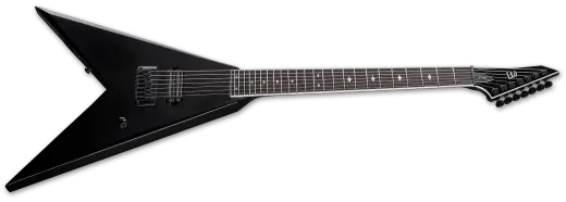 Jack Simmons Signature 7-String Baritone Electric Guitar with Hardshell Case - Black