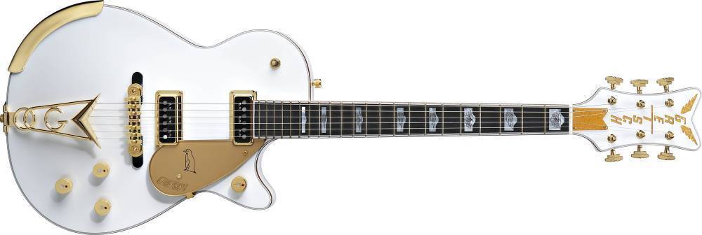 G6134 White Penguin Electric Guitar - White