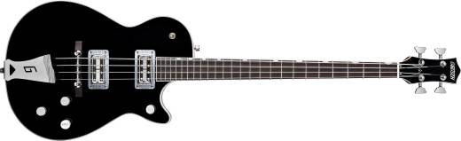 G6128B Thunder Jet Semi-Hollowbody Bass - Black