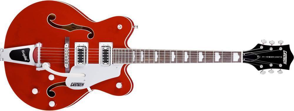 G5422TDC Electromatic Hollow Body Electric Guitar - Transparent Red