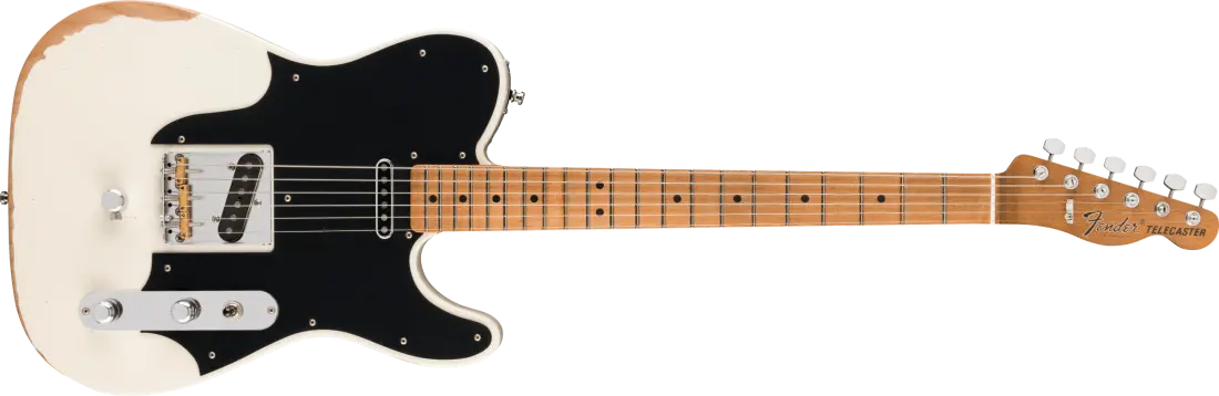 John Osborne Telecaster, Maple Fingerboard with Hardshell Case - Olympic White