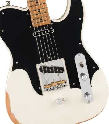 John Osborne Telecaster, Maple Fingerboard with Hardshell Case - Olympic White