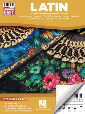 Hal Leonard - Latin: Super Easy Songbook - Piano - Book