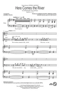 Here Comes the River - Chung - Choral Choir - SATB Accompanied (Double Choir)