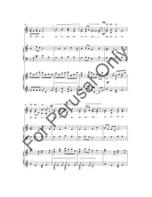 Sakura, Sakura - Matthews - Choral Octavo - 2-Pt Accompanied