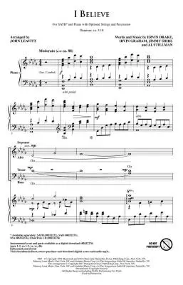 I Believe - Leavitt - Choral Octavo - SATB Accompanied
