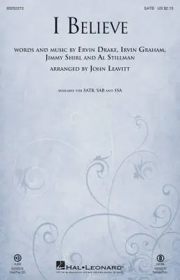 Hal Leonard - I Believe - Leavitt - Choral Octavo - SATB Accompanied