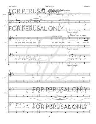 Singkap Siaga - Wong - Choral Octavo - SSA A Cappella