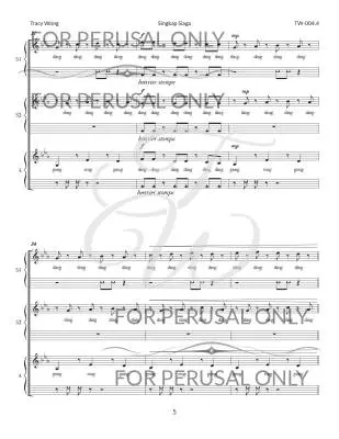 Singkap Siaga - Wong - Choral Octavo - SSA A Cappella