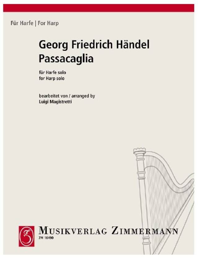 Passacaglia - Handel/Magistretti  - Harp - Sheet