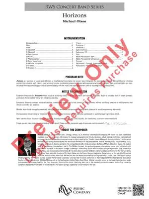 Horizons - Olson - Concert Band - Gr. 3