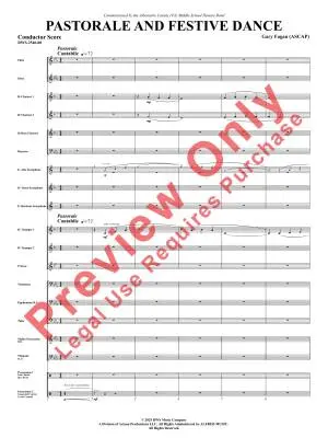 Pastorale and Festive Dance - Fagan - Concert Band - Gr. 2.5