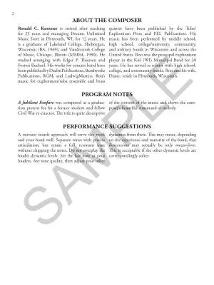 A Jubilant Fanfare - Knoener - Concert Band - Gr. 3