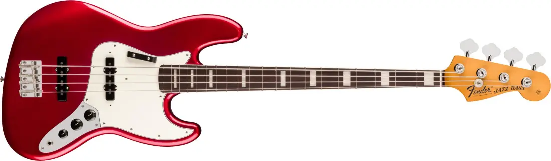 Vintera III Early \'70s Jazz Bass, Rosewood Fingerboard - Candy Apple Red