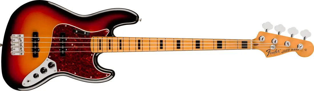 Vintera III Early \'70s Jazz Bass, Maple Fingerboard - 3-Color Sunburst