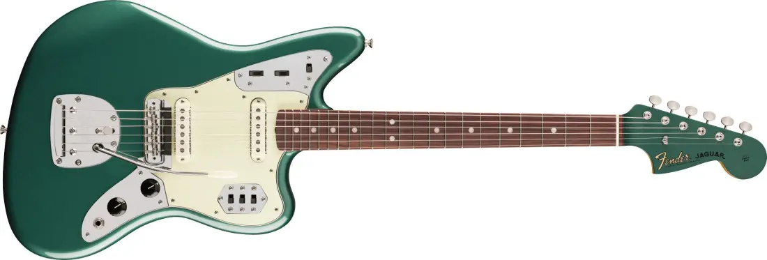 Vintera III Mid \'60s Jaguar, Rosewood Fingerboard - Sherwood Green Metallic