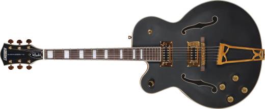 Gretsch Guitars - G5191BK Tim Armstrong Signature Electromatic Hollow Body Electric Guitar - Black (Left Hand)
