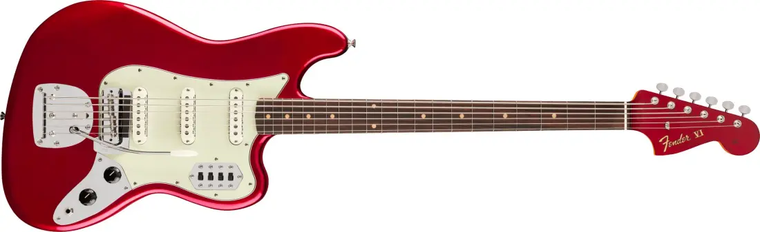 Vintera III Early \'60s Bass VI, Rosewood Fingerboard - Candy Apple Red