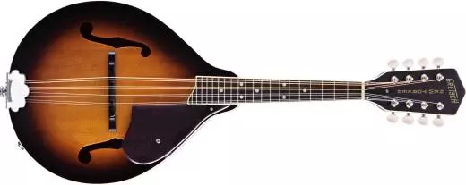 G9320 New Yorker Deluxe Mandolin w/Dark Walnut Stain Back and Sides - 3-Color Sunburst