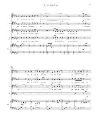 No One Asked Me - Hawley - Choral Octavo - SATB Accomapnied
