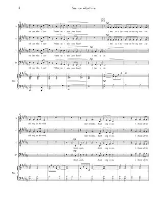 No One Asked Me - Hawley - Choral Octavo - SATB Accomapnied