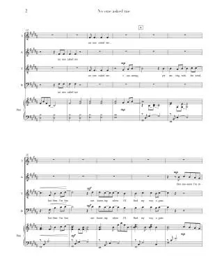 No One Asked Me - Hawley - Choral Octavo - SATB Accomapnied