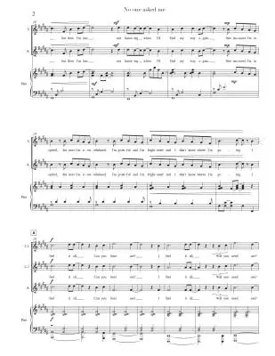 No One Asked Me - Hawley - Choral Octavo - SSA Accomapnied