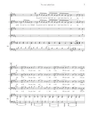 No One Asked Me - Hawley - Choral Octavo - SATB Accomapnied