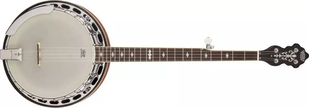 G9400 Broadkaster \'Deluxe\' Resonator Banjo - Natural