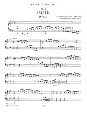 Keyboard Works Vol.1 (HWV 426-433) - Handel/Serauky - Piano - Book