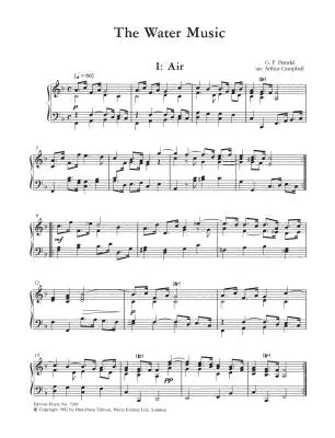 Water Music: Suite - Handel/Campbell - Piano - Book