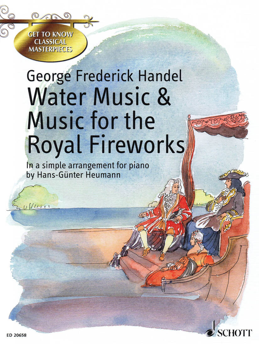 Water Music and Music for Royal Fireworks - Handel/Heumann - Piano - Book