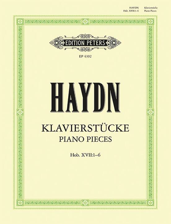 Piano Pieces Hob. XVII:1-6 - Haydn/Soldan - Piano - Book