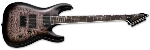 LTD MH-400HT QM Electric Guitar - See Thru Black Sunburst