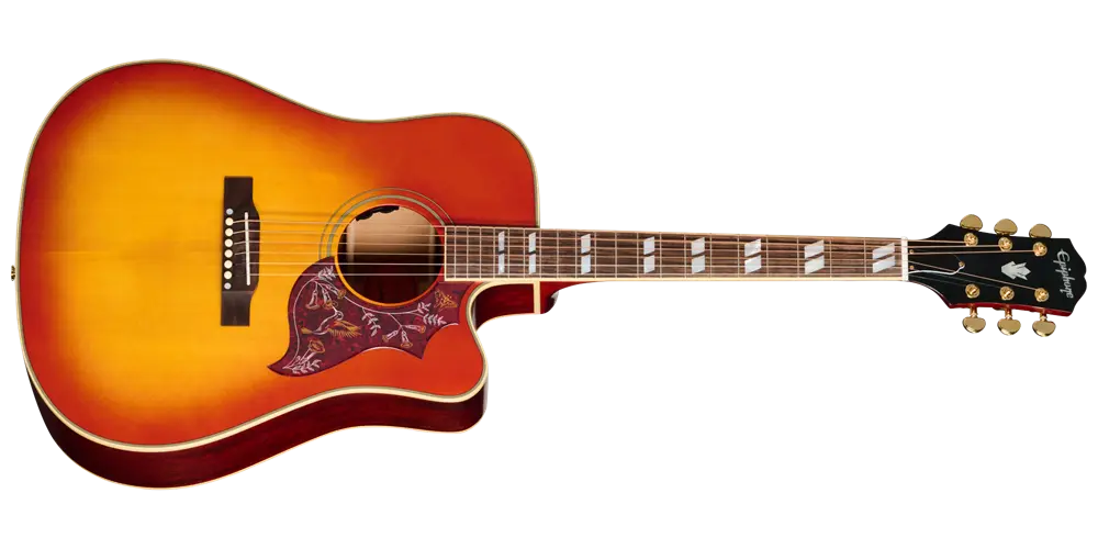Hummingbird Standard EC Acoustic/Electric Guitar with Gigbag - Cherry Sunburst