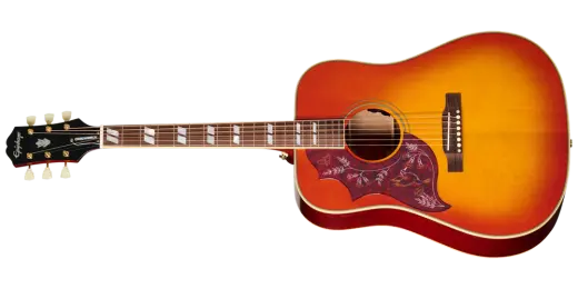 Epiphone - Hummingbird Standard Acoustic/Electric Guitar with Gigbag - Cherry Sunburst (Left Handed)