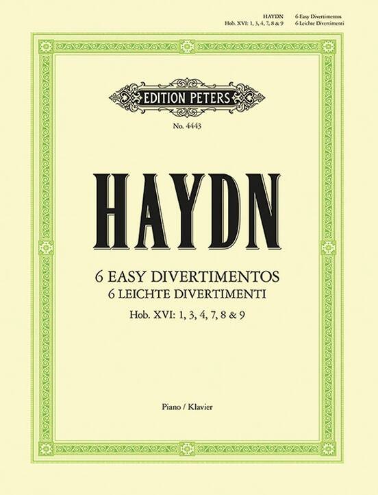 6 Easy Divertimenti (Sonatas) - Haydn/Martienssen - Piano - Book