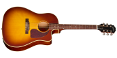 "Epiphone - J-45 Standard EC Acoustic\/Electric Guitar with Gigbag - Honey Burst"