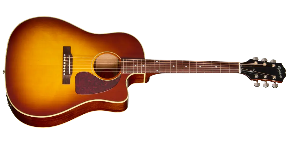 J-45 Standard EC Acoustic/Electric Guitar with Gigbag - Honey Burst