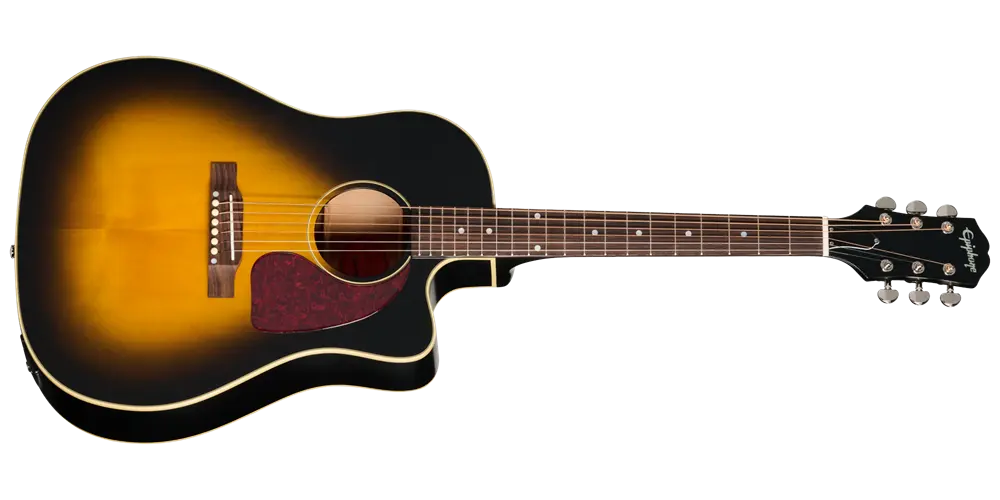J-45 Standard EC Acoustic/Electric Guitar with Gigbag - Vintage Burst