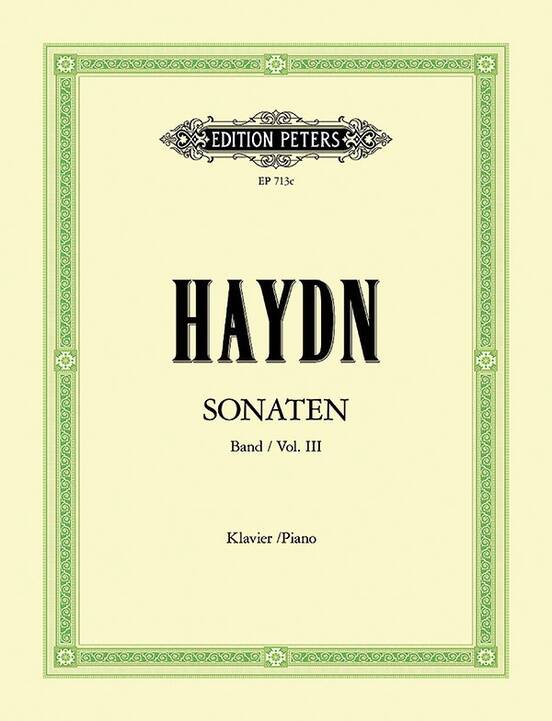 Piano Sonatas Vol. 3 - Haydn/Martienssen - Piano - Book
