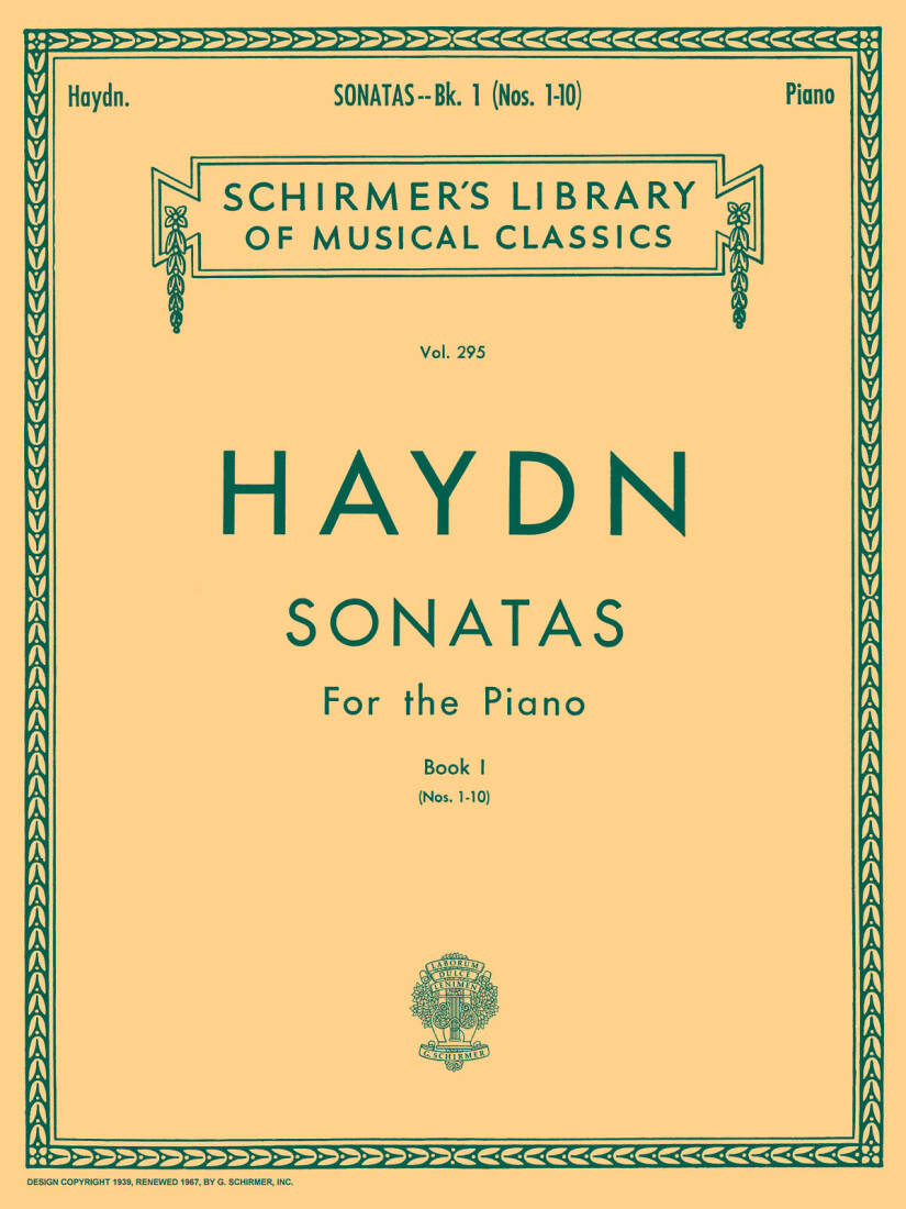 Sonatas, Book 1 (No. 1-10) - Haydn - Piano - Book