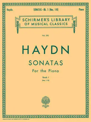 G. Schirmer Inc. - Sonatas, Book 1 (No. 1-10) - Haydn - Piano - Book