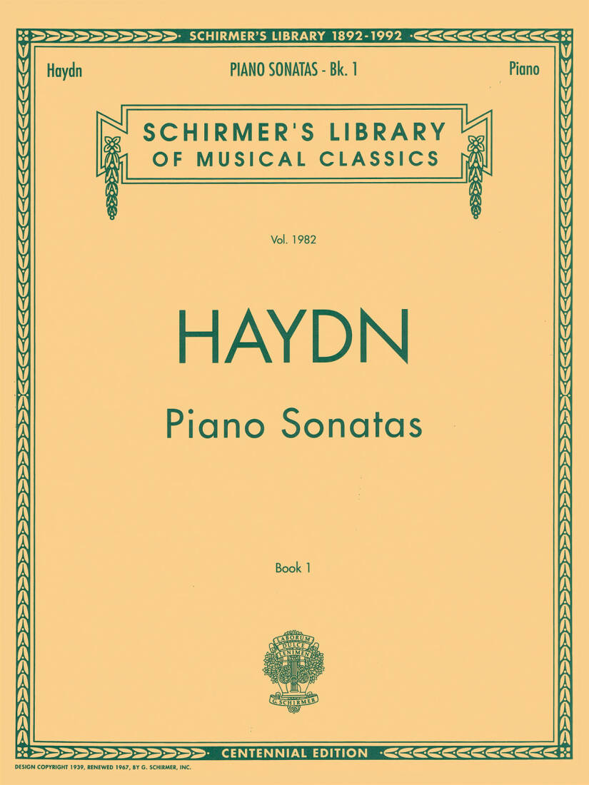 Piano Sonatas, Book 1 - Haydn - Piano - Book