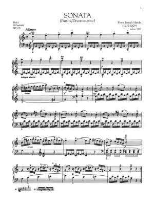 Piano Sonatas, Book 1 - Haydn - Piano - Book