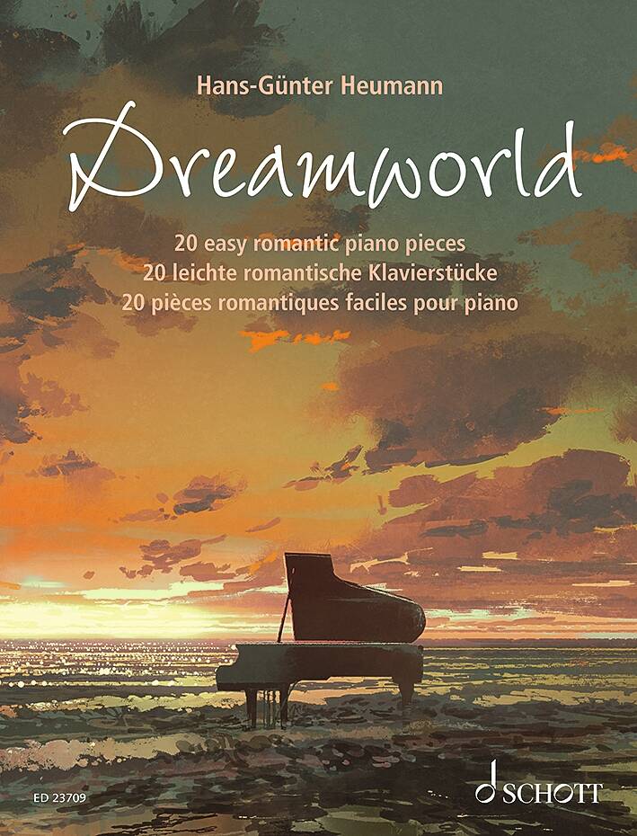 Dreamworld: 20 Easy Romantic Piano Pieces - Heumann - Book