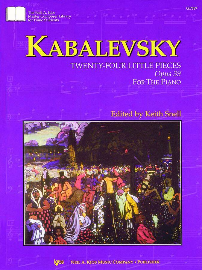 24 Little Pieces, Opus 39 - Kabalevsky/Snell - Piano - Book